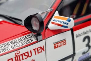 Toyota Celica GT-Four ST165 #3 B. Waldegard / F. Gallagher Winner Safari Rally 1990 Kyosho 1:18 08961A Metalli — kuva 11 / 12