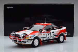 Toyota Celica GT-Four ST165 #3 B. Waldegard / F. Gallagher Winner Safari Rally 1990 Kyosho 1:18 08961A Metalli — kuva 12 / 12