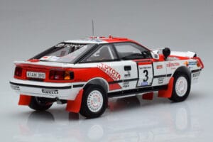 Toyota Celica GT-Four ST165 #3 B. Waldegard / F. Gallagher Winner Safari Rally 1990 Kyosho 1:18 08961A Metalli — kuva 3 / 12