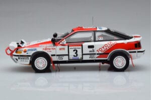 Toyota Celica GT-Four ST165 #3 B. Waldegard / F. Gallagher Winner Safari Rally 1990 Kyosho 1:18 08961A Metalli — kuva 4 / 12