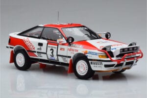 Toyota Celica GT-Four ST165 #3 B. Waldegard / F. Gallagher Winner Safari Rally 1990 Kyosho 1:18 08961A Metalli — kuva 5 / 12