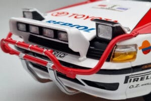 Toyota Celica GT-Four ST165 #3 B. Waldegard / F. Gallagher Winner Safari Rally 1990 Kyosho 1:18 08961A Metalli — kuva 10 / 12