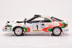 Toyota Celica Turbo 4WD ST185 #1 J. Kankkunen / J. Piironen Safari Rally 1993 IXO 1:18 18RMC150A Metalli — kuva 3 / 6