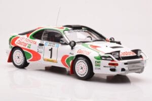 Toyota Celica Turbo 4WD ST185 #1 J. Kankkunen / J. Piironen Safari Rally 1993 IXO 1:18 18RMC150A Metalli — kuva 4 / 6