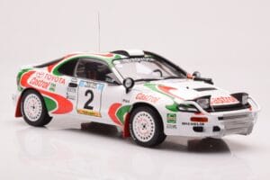 Toyota Celica Turbo 4WD ST185 #2 M. Alén / I. Kivimäki Safari Rally 1993 IXO 1:18 18RMC150B Metalli — kuva 4 / 6