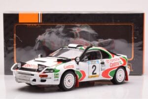Toyota Celica Turbo 4WD ST185 #2 M. Alén / I. Kivimäki Safari Rally 1993 IXO 1:18 18RMC150B Metalli — kuva 6 / 6