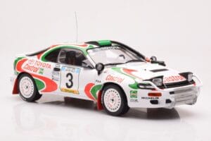 Toyota Celica Turbo 4WD ST185 #3 I. Duncan / R. Virtanen Safari Rally 1994 IXO 1:18 18RMC150C Metalli — kuva 4 / 6
