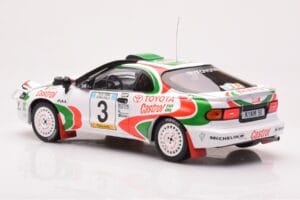 Toyota Celica Turbo 4WD ST185 #3 I. Duncan / R. Virtanen Safari Rally 1994 IXO 1:18 18RMC150C Metalli — kuva 5 / 6