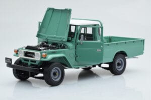 Toyota Land Cruiser 40 4x4 Pickup Vihreä Kyosho 1:18 08958FG Metalli — kuva 2 / 8