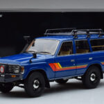Toyota Land Cruiser 60 Sininen Valinnaisilla Osilla Kyosho 1:18 - image 11 of 11