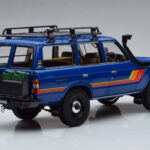 Toyota Land Cruiser 60 Sininen Valinnaisilla Osilla Kyosho 1:18 - image 3 of 11