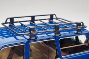 Toyota Land Cruiser 60 Sininen Valinnaisilla Osilla Kyosho 1:18 08956XBL Metalli — kuva 7 / 11
