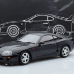 Toyota Supra A80 Musta LCD 1:18 - image 7 of 7
