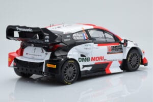 Toyota GR Yaris Rally1 #1 S. Ogier / B. Veillas Rally Monte Carlo 2022 IXO 1:18 18RMC151B Metalli — kuva 2 / 6