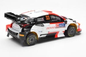 Toyota GR Yaris Rally1 #33 E. Evans / S. Martin Rally Finland 2023 IXO 1:18 18RMC174A Metalli — kuva 2 / 6