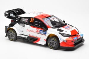 Toyota GR Yaris Rally1 #33 E. Evans / S. Martin Rally Finland 2023 IXO 1:18 18RMC174A Metalli — kuva 4 / 6