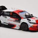 Toyota GR Yaris Rally1 #69 K. Rovanpera / J. Halttunen Rally Monte Carlo World Champion 2023 IXO 1:18 18RMC152B - image 4 of 6