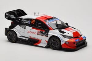 Toyota GR Yaris Rally1 #69 K. Rovanpera / J. Halttunen Rally Monte Carlo World Champion 2023 IXO 1:18 18RMC152B Metalli — kuva 4 / 6