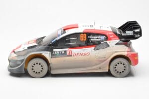 Toyota GR Yaris Rally1 #69 K. Rovanpera / J. Halttunen Safari Rally Kenya 2023 Dirty Version IXO 1:18 18RMC173B Metalli — kuva 3 / 6