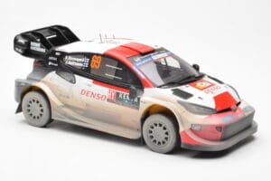 Toyota GR Yaris Rally1 #69 K. Rovanpera / J. Halttunen Safari Rally Kenya 2023 Dirty Version IXO 1:18 18RMC173B Metalli — kuva 4 / 6