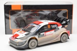 Toyota GR Yaris Rally1 #69 K. Rovanpera / J. Halttunen Safari Rally Kenya 2023 Dirty Version IXO 1:18 18RMC173B Metalli — kuva 6 / 6
