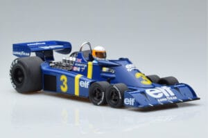 Tyrrell P34 Elf #3 J. Scheckter Winner Sweden GP 1976 MCG 1:18 MCG18614F Metalli — kuva 4 / 6