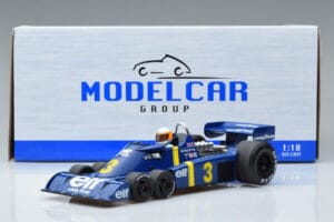 Tyrrell P34 Elf #3 J. Scheckter Winner Sweden GP 1976 MCG 1:18 MCG18614F Metalli — kuva 6 / 6