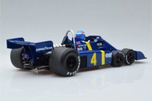 Tyrrell P34 Elf #4 P. Depailler Sweden GP 1976 MCG 1:18 MCG18615F Metalli — kuva 2 / 6
