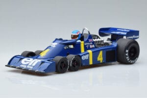 Tyrrell P34 Elf #4 P. Depailler Sweden GP 1976 MCG 1:18 MCG18615F Metalli