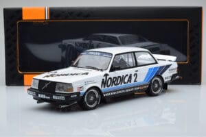 Volvo 240 Turbo Nordica #2 U. Granberg / T. Lindstrom ETCC Brno 1986 IXO 1:18 18RMC088 Metalli — kuva 6 / 6