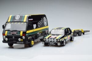 Volkswagen LT35 + Golf 1 GTI Group 2 Black Otto 1:18 OT353 Hartsi — kuva 3 / 6