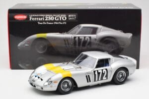 Ferrari 250 GTO #172 Tour de France Automobile 1964 Kyosho 1:18 08434C Metalli — kuva 8 / 8