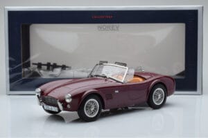 AC Cobra 289 Tummanpunainen Norev 1:18 182758 Metalli — kuva 6 / 6