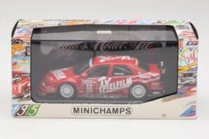Alfa Romeo 155 V6 #12 M. Alboreto DTM 1995 Minichamps 1:43 430950312 Metalli — kuva 4 / 4