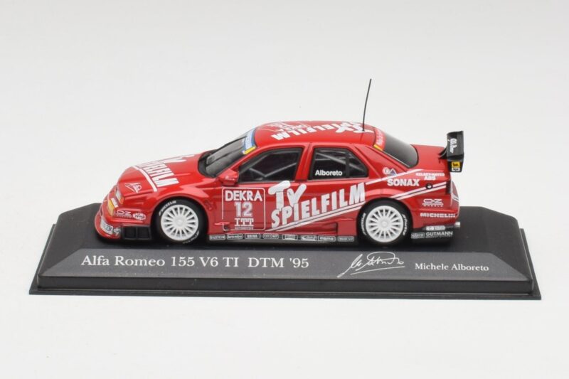Alfa Romeo 155 V6 #12 M. Alboreto DTM 1995 Minichamps 1:43 430950312 Metalli