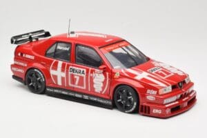 Alfa Romeo 155 V6 Ti #18 A. Nannini DTM 1993 UT Models 1:18 180930120 Metalli — kuva 6 / 8