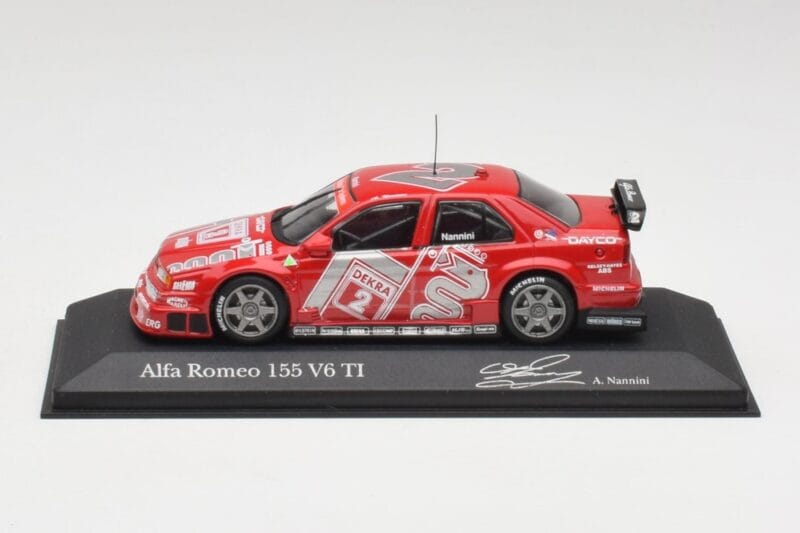 Alfa Romeo 155 V6 TI #2 Team Alfa Corse A. Nannini DTM 1994 Minichamps 1:43 430940202 Metalli