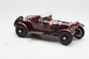 Alfa Romeo 1750 GS Spider #84 T. Nuvolari / B. Guidotti Mille Miglia Winner 1930 CMC 1:18 M-141 Metalli — kuva 4 / 6