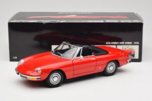 Alfa Romeo 2000 Spider Punainen Minichamps 1:18 180120930 Metalli — kuva 8 / 8