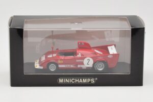 Alfa Romeo 33 TT 12 #2 A. Merzario / J. Laffite 1000km Monza Winner 1975 Minichamps 1:43 403751202 Metalli — kuva 4 / 4