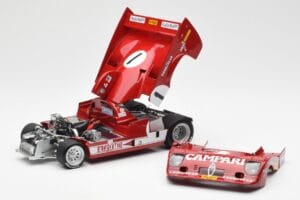 Alfa Romeo 33TT 12 #1 A. Merzario / J. Laffite 1000km Nurburgring Winner 1975 AUTOart 1:18 87505 Metalli — kuva 2 / 8
