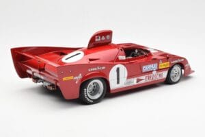 Alfa Romeo 33TT 12 #1 A. Merzario / J. Laffite 1000km Nurburgring Winner 1975 AUTOart 1:18 87505 Metalli — kuva 3 / 8