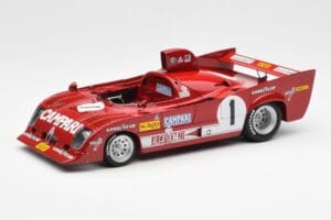 Alfa Romeo 33TT 12 #1 A. Merzario / J. Laffite 1000km Nurburgring Winner 1975 AUTOart 1:18 87505 Metalli