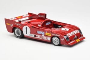 Alfa Romeo 33TT 12 #1 A. Merzario / J. Laffite 1000km Nurburgring Winner 1975 AUTOart 1:18 87505 Metalli — kuva 6 / 8