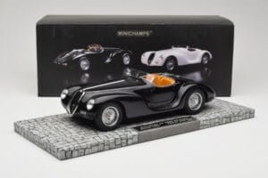 Alfa Romeo 6C 2500 SS Corsa Spider Musta Minichamps 1:18 107120231 Metalli — kuva 6 / 6