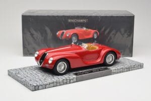 Alfa Romeo 6C 2500 SS Corsa Spider Punainen Minichamps 1:18 107120230 Hartsi — kuva 6 / 6