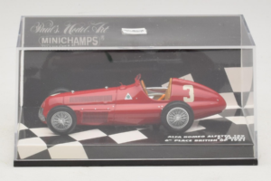 Alfa Romeo 159 Alfetta #3 C. Sanesi 6th Place British GP 1951 Minichamps 1:43 400511203 Metalli — kuva 5 / 5
