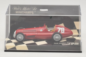 Alfa Romeo 159 Alfetta #78 P. Pietsch German GP 1951 Minichamps 1:43 400511278 Metalli — kuva 5 / 5