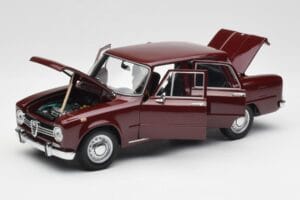 Alfa Romeo Giulia 1300 Tummanpunainen Minichamps 1:18 180120906 Metalli — kuva 2 / 8