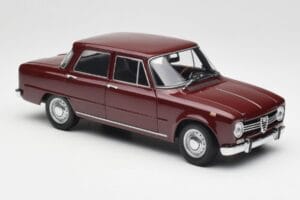 Alfa Romeo Giulia 1300 Tummanpunainen Minichamps 1:18 180120906 Metalli — kuva 6 / 8